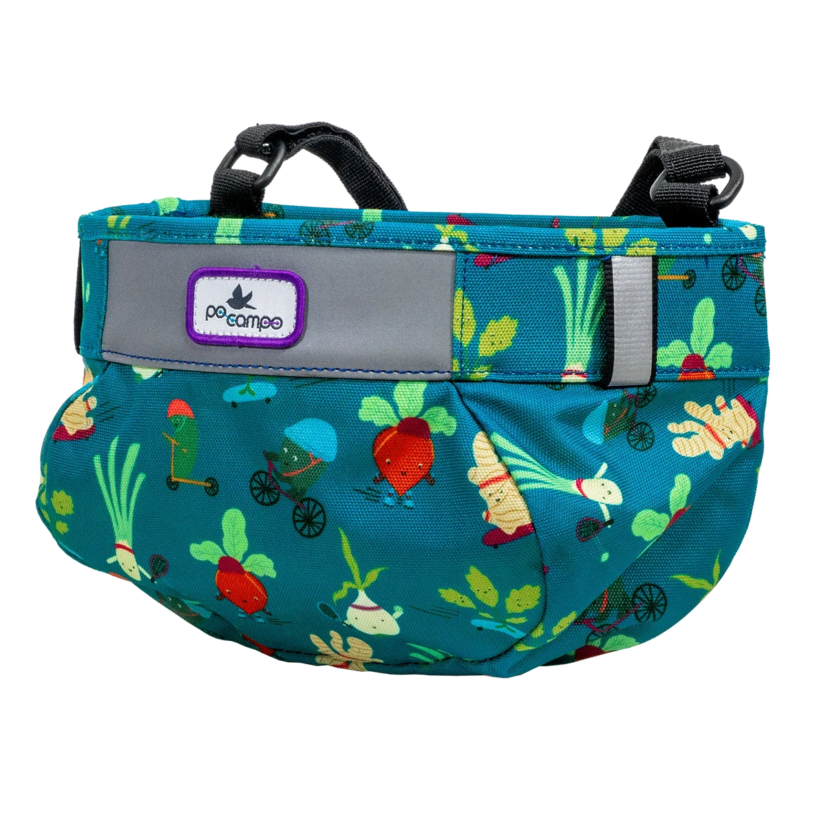 Po Campo Whoosh Bike Basket - Veggie