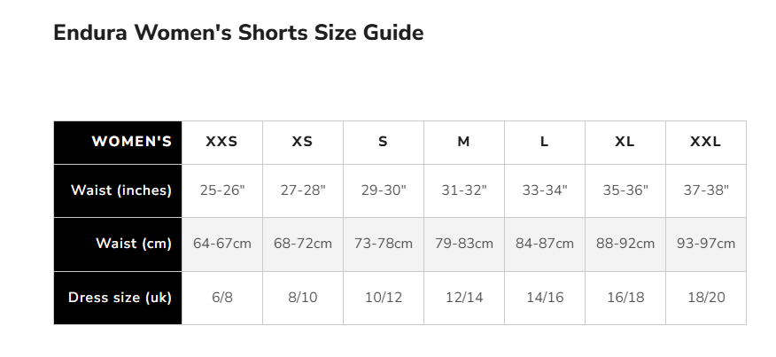 Endura Engineered Padded Boxer - Womens - Black