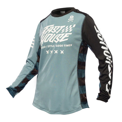 Fasthouse Grindhouse Rufio Jersey - Womens - Slate