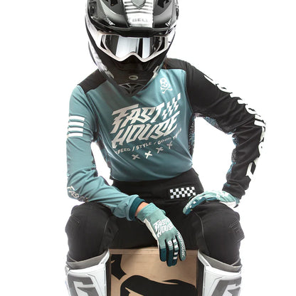 Fasthouse Grindhouse Rufio Jersey - Womens - Slate