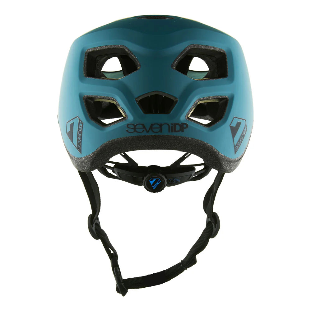 7 iDP X2 MTB Helmet - Blue-White