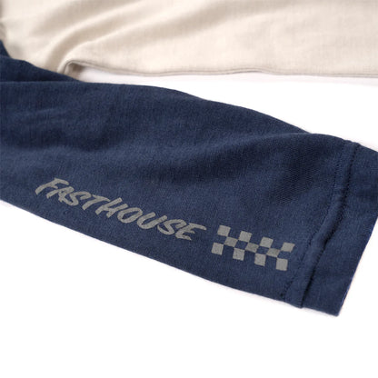 Fasthouse Swift Raglan Tech Tee - Youth - Mignight Navy-Cream