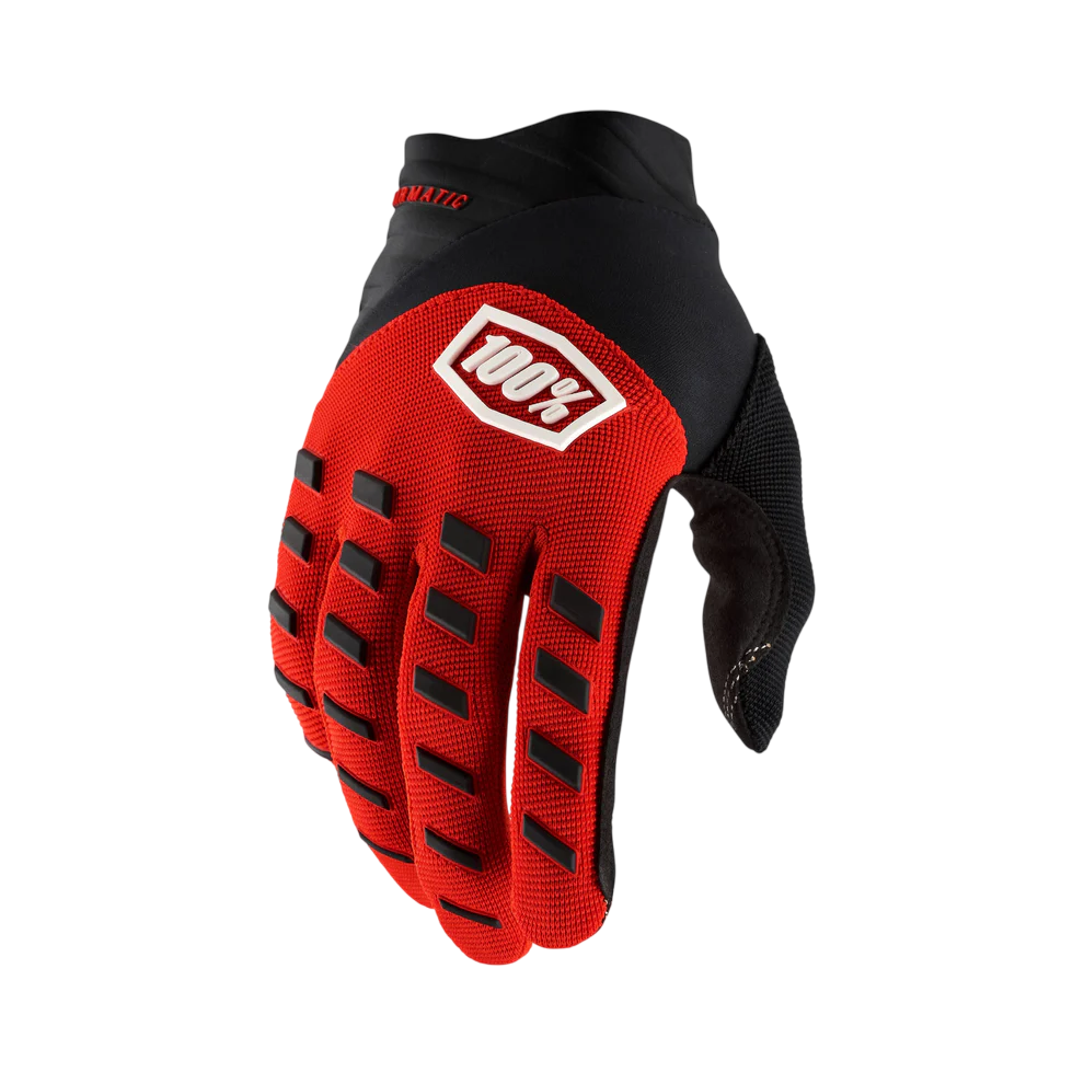 100% Airmatic Glove - Red-Black