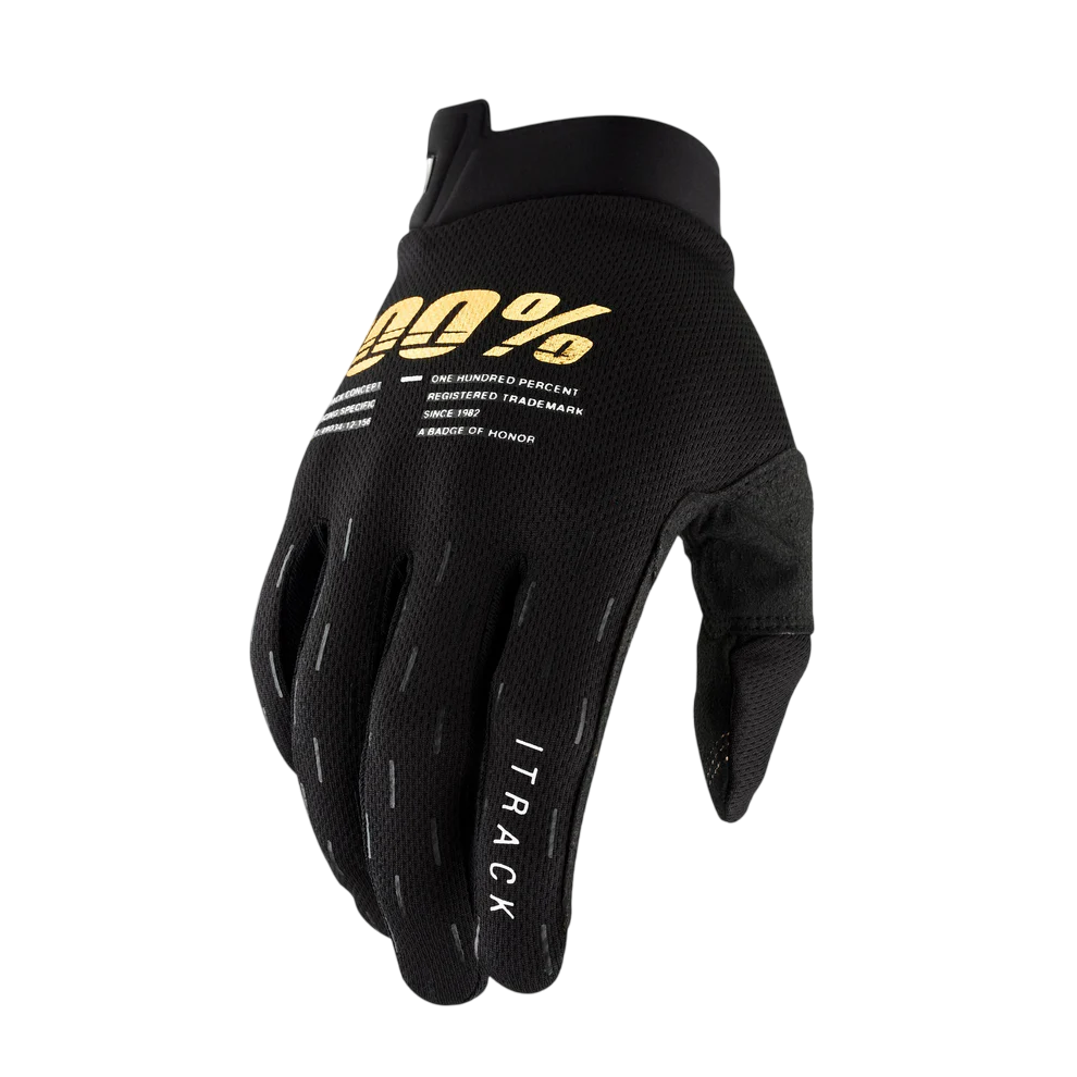 100% iTrack Glove - Youth - Black