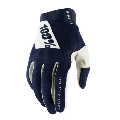 100% Ridefit Glove - Navy