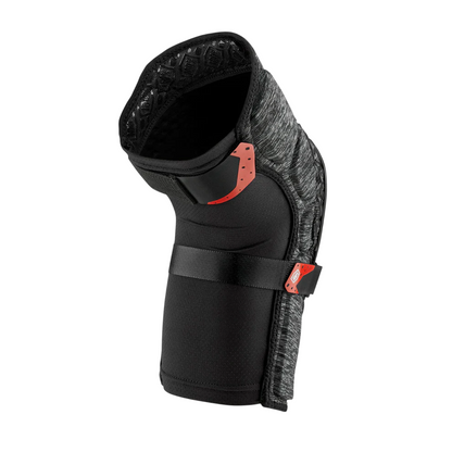 100% Surpass Knee Guard - Heather Gray-Black