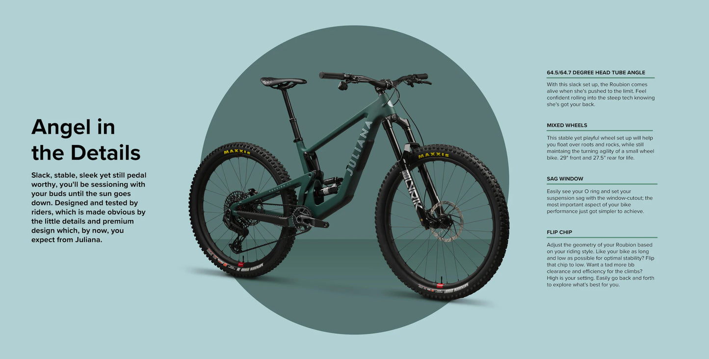 Juliana Roubion CC MX - X0 AXS - Matt Jade Green - 2024