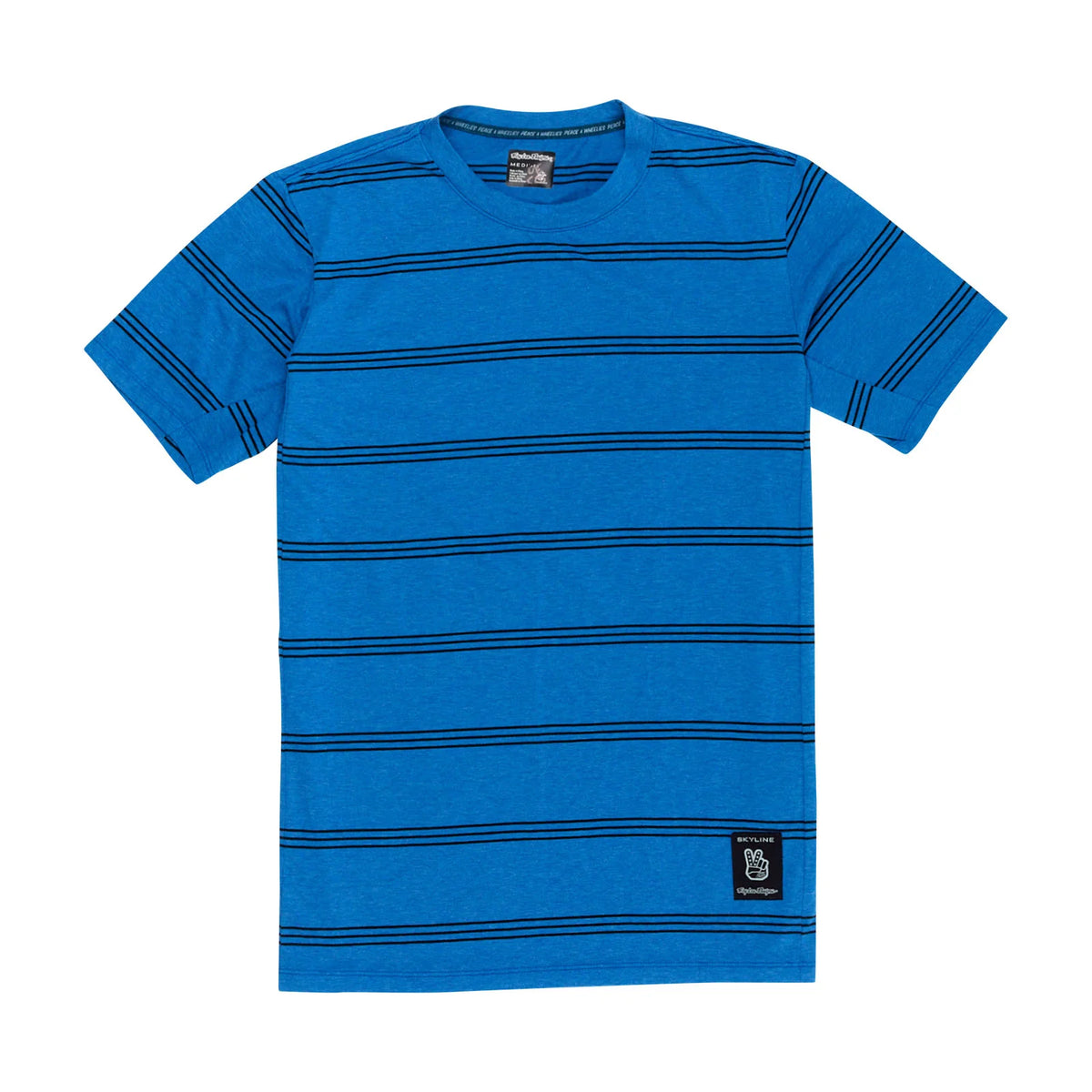 Troy Lee Designs Skyline Short Sleeve Ride Tee - Washed Out - Cobalt