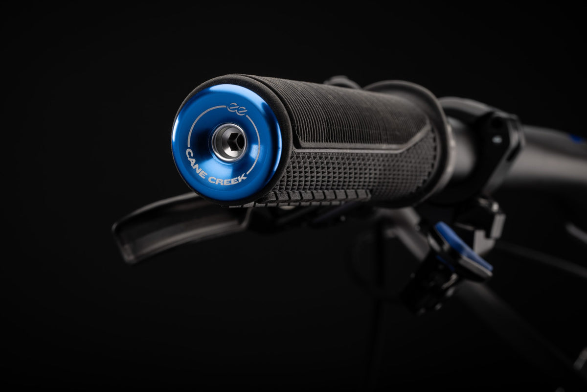 Cane Creek eeBarKeep Bar End Plugs - Blue