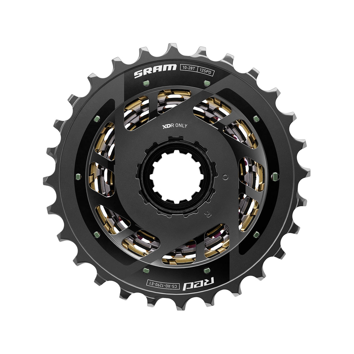 SRAM XG-1290 E1 12 Spd Cassette - Rainbow