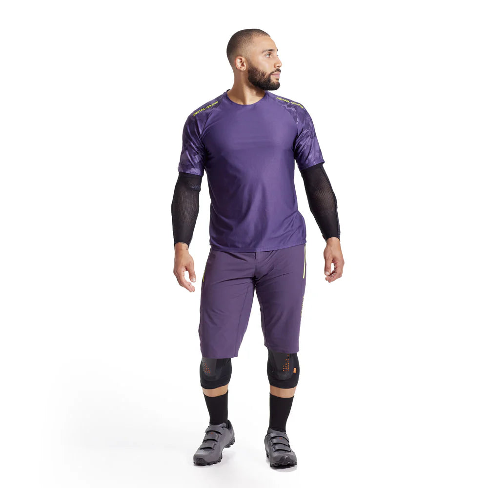 Pearl Izumi Elevate Shell MTB Short - Nightshade-Lime Zinger