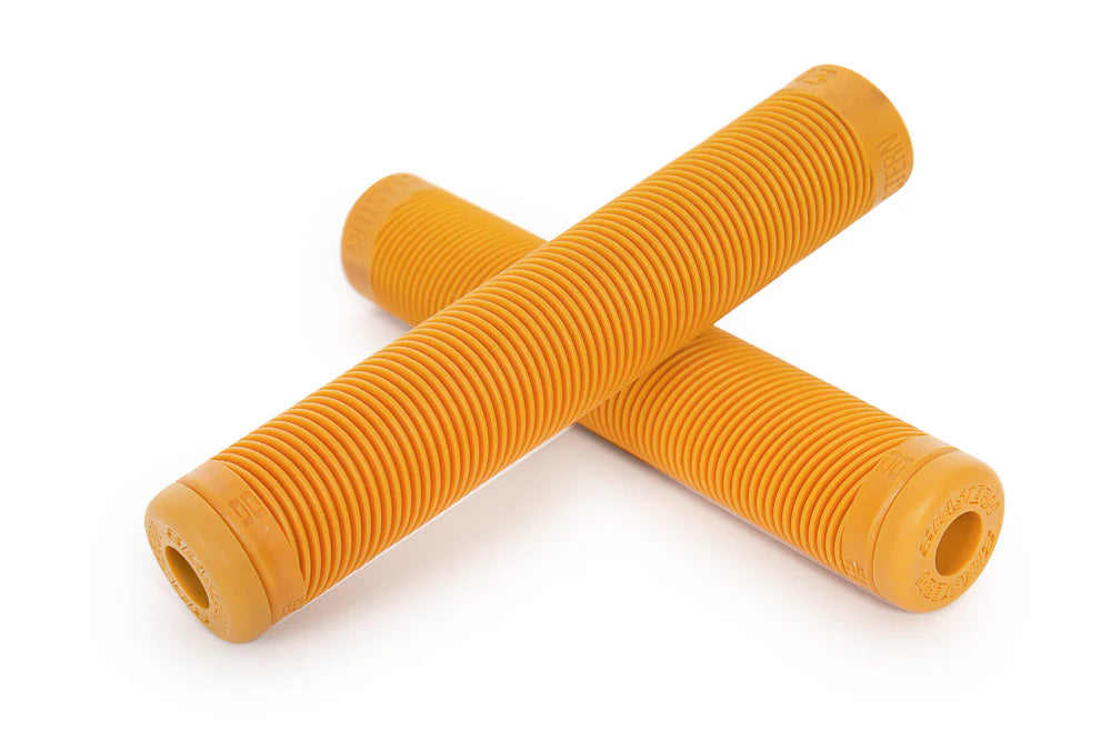 Eastern Riblet Flangeless BMX Grips - Gum