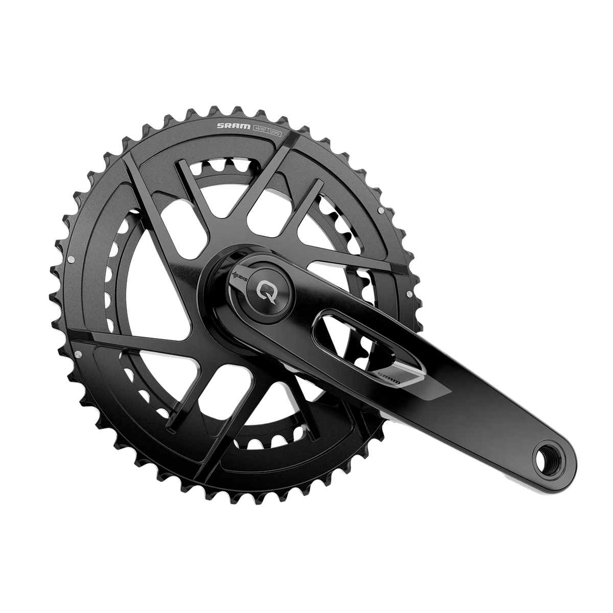 SRAM Rival AXS E1 DUB 12 Spd Power Meter Crankset - Black