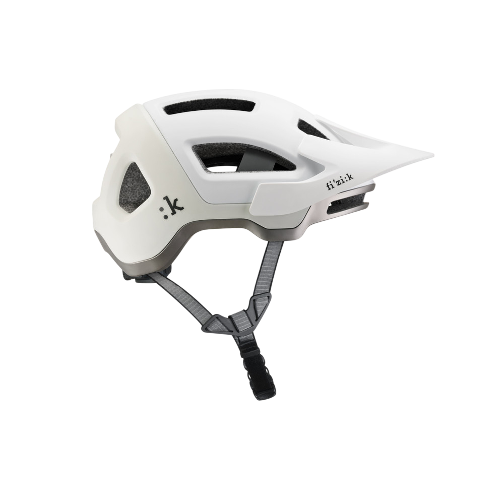 Fizik Kassis MTB Helmet with Light - White