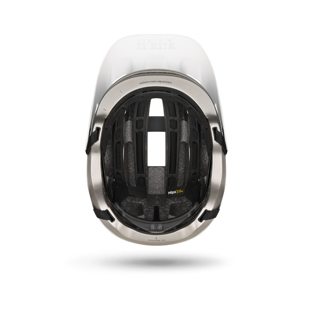 Fizik Kassis MTB Helmet with Light - White