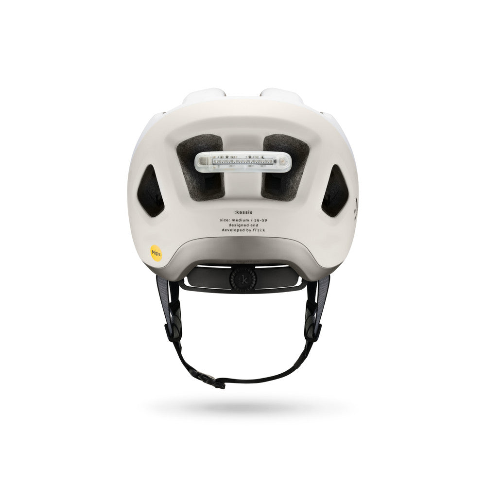 Fizik Kassis MTB Helmet with Light - White