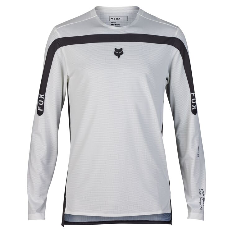 Fox Racing Flexair Long Sleeve MTB Race Jersey - Aviation - White