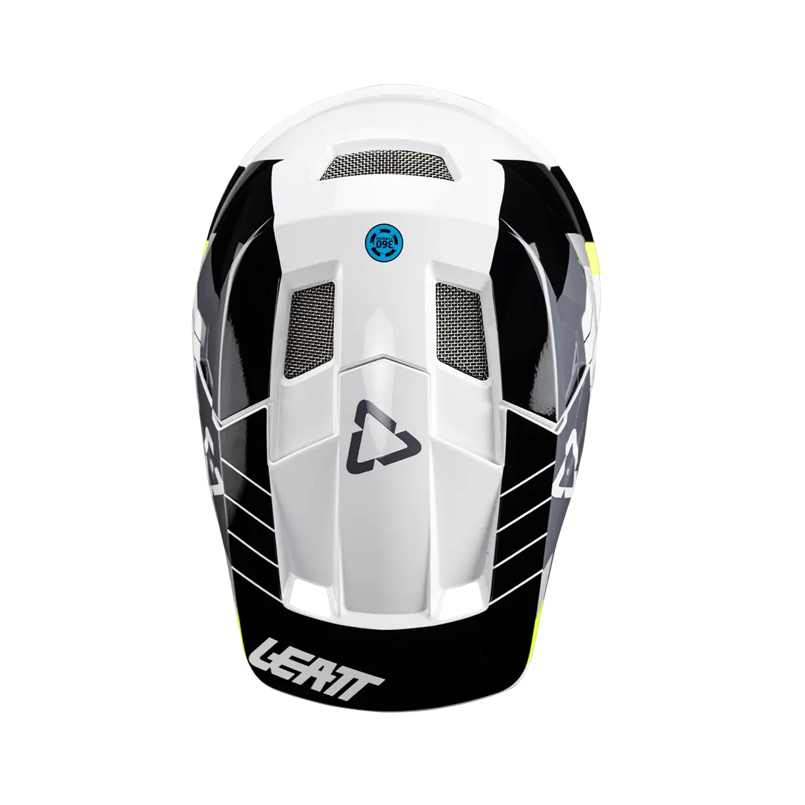 Leatt MTB Gravity 2.0 Full Face Helmet - White-Black - 2024