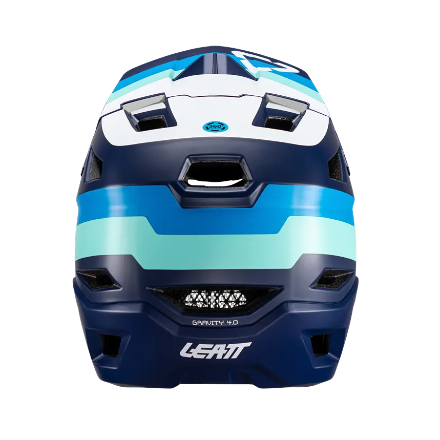 Leatt MTB Gravity 4.0 Full Face Helmet - Blue - 2024