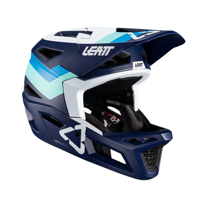 Leatt MTB Gravity 4.0 Full Face Helmet - Blue - 2024
