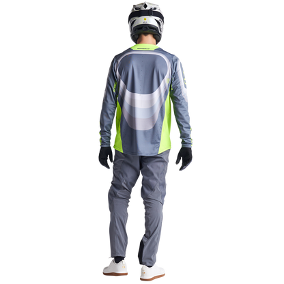 Troy Lee Designs Sprint Long Sleeve MTB Jersey - Reverb - Charcoal