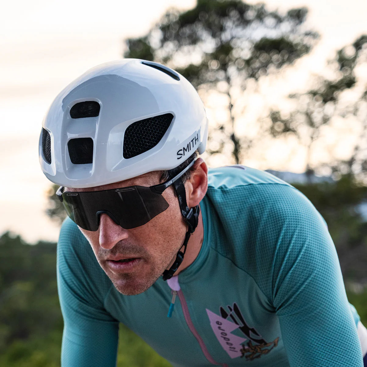 Smith Ignite MIPS Road Helmet - Matte Cenote Stripes