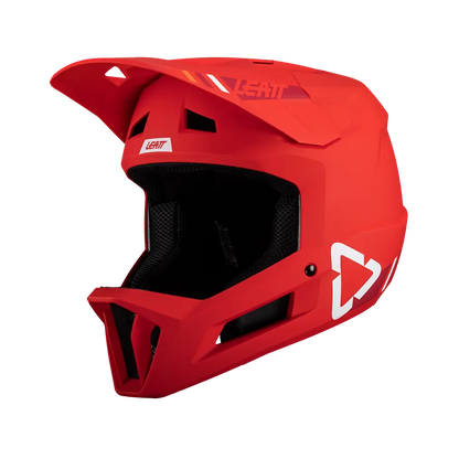 Leatt MTB Gravity 1.0 Full Face Helmet - Red - 2024