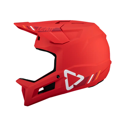 Leatt MTB Gravity 1.0 Full Face Helmet - Red - 2024