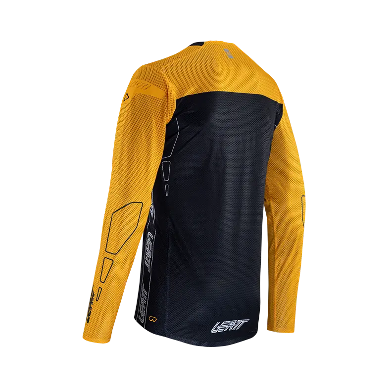 Leatt Gravity 4.0 Long Sleeve MTB Jersey - Gold - 2024