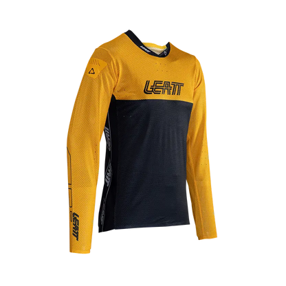 Leatt Gravity 4.0 Long Sleeve MTB Jersey - Gold - 2024