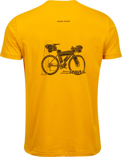 Pearl Izumi Graphic Tee Shirt - Lean It - Gold