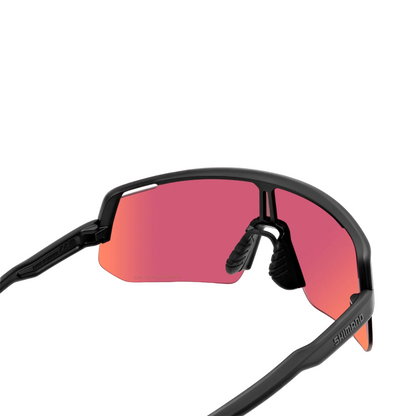 Shimano Technium L Sunglasses - Matt Black - Ridescape Road Lens
