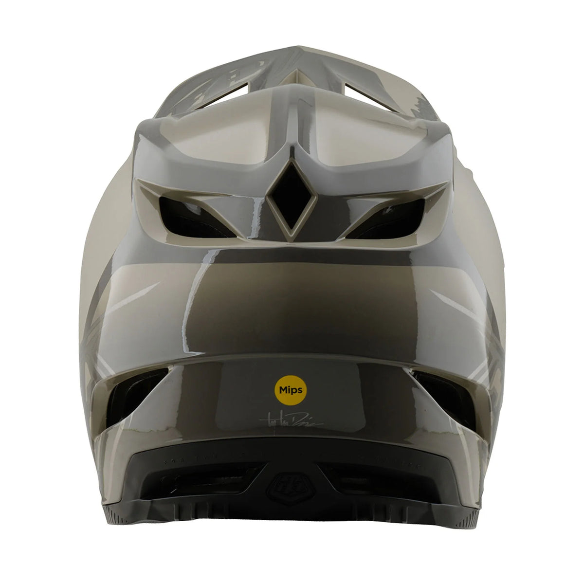 Troy Lee Designs D4 Polyacrylite Full Face Helmet - Shadow - Timber