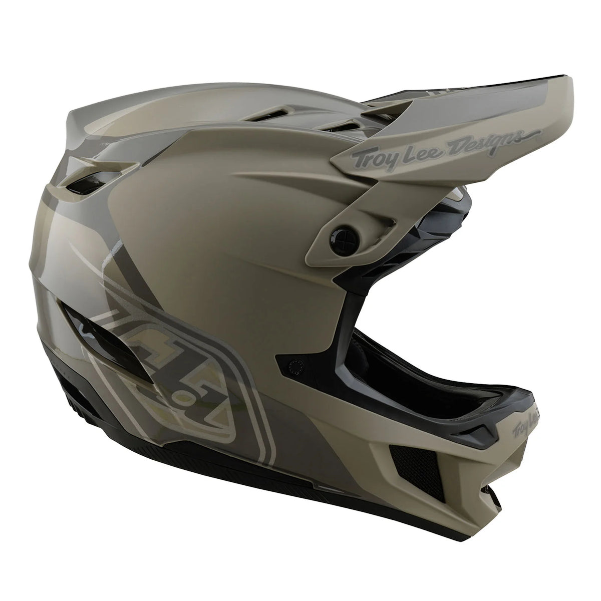Troy Lee Designs D4 Polyacrylite Full Face Helmet - Shadow - Timber