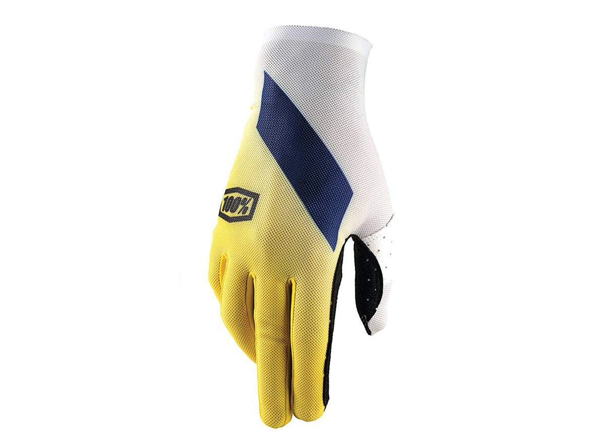 100% Celium MTB Glove - Flou Yellow - 2021 Flou Yellow Small 