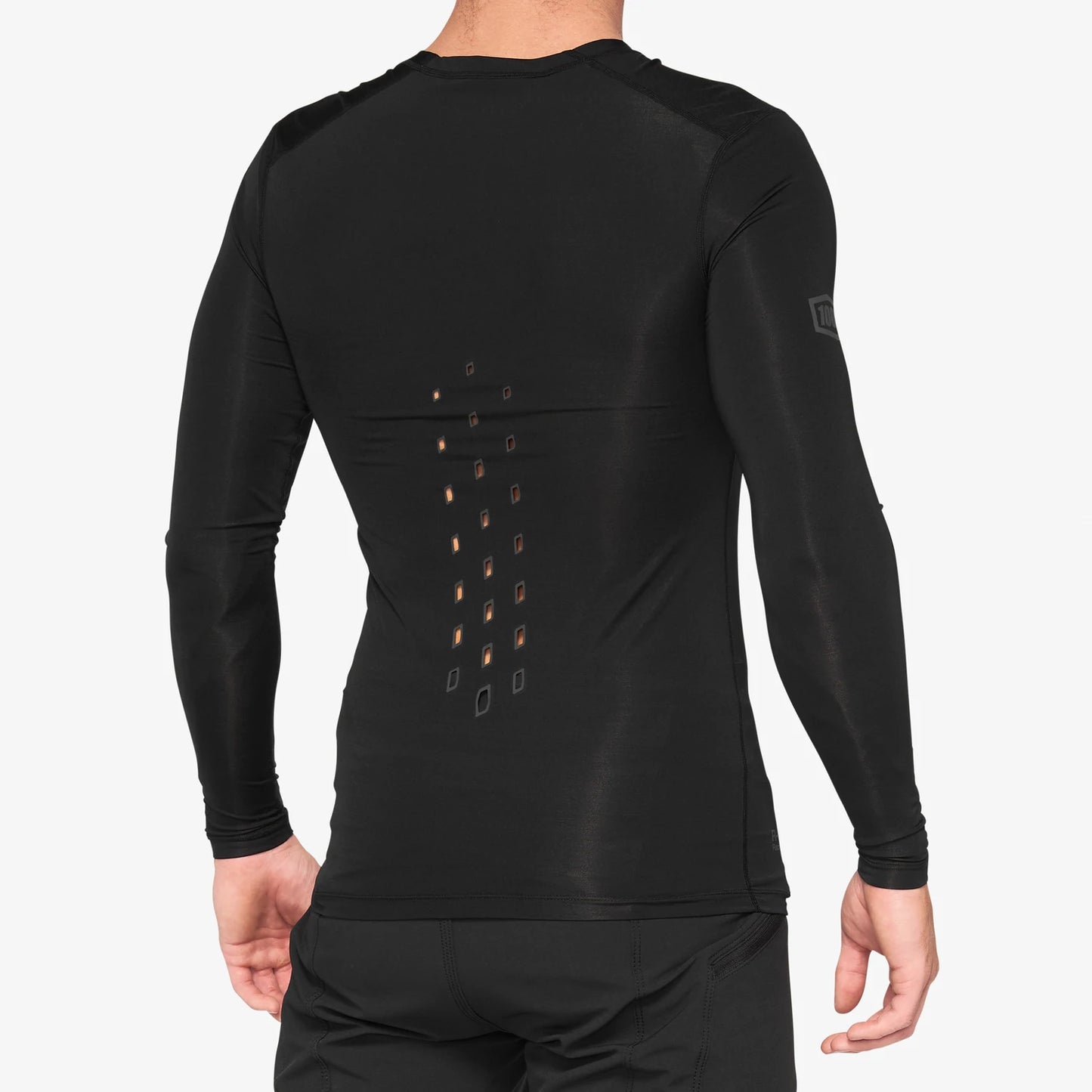 100% R-Core Concept Long Sleeve MTB Jersey - Black