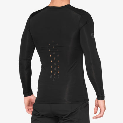 100% R-Core Concept Long Sleeve MTB Jersey - Black