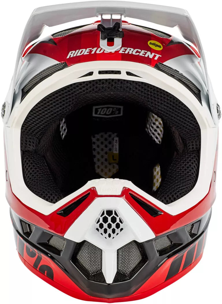 100% Aircraft MIPS DH Full Face Helmet - Dexter Red