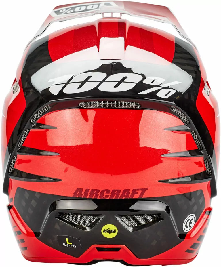 100% Aircraft MIPS DH Full Face Helmet - Dexter Red