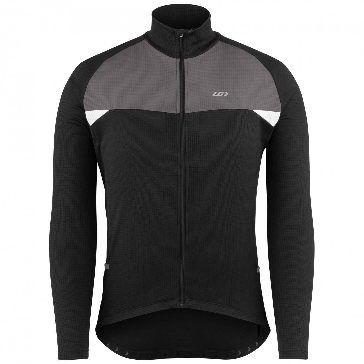 Louis Garneau Peloton Short Sleeve Road Jersey - Black-Gray