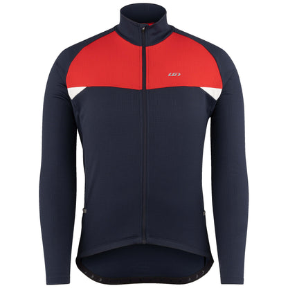 Louis Garneau Peloton Short Sleeve Road Jersey - Black-Navy-Red
