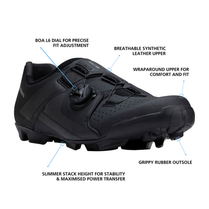 Shimano XC300 SPD MTB Shoe - Black
