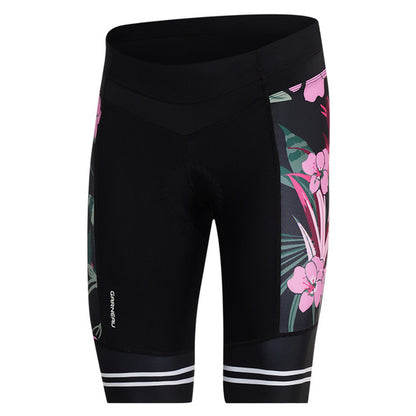 Louis Garneau Neo Power Art Motion Cycling Short - Womens - Black Flower - 2022 Black Flower Small 