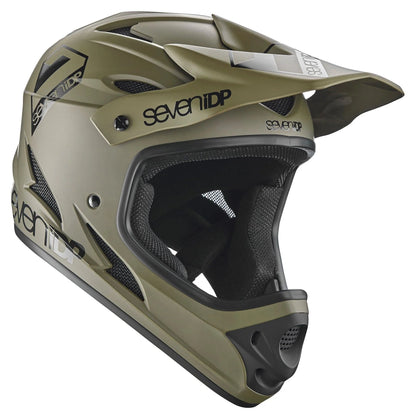 7 iDP M1 Full Face Helmet - Youth - Army Green