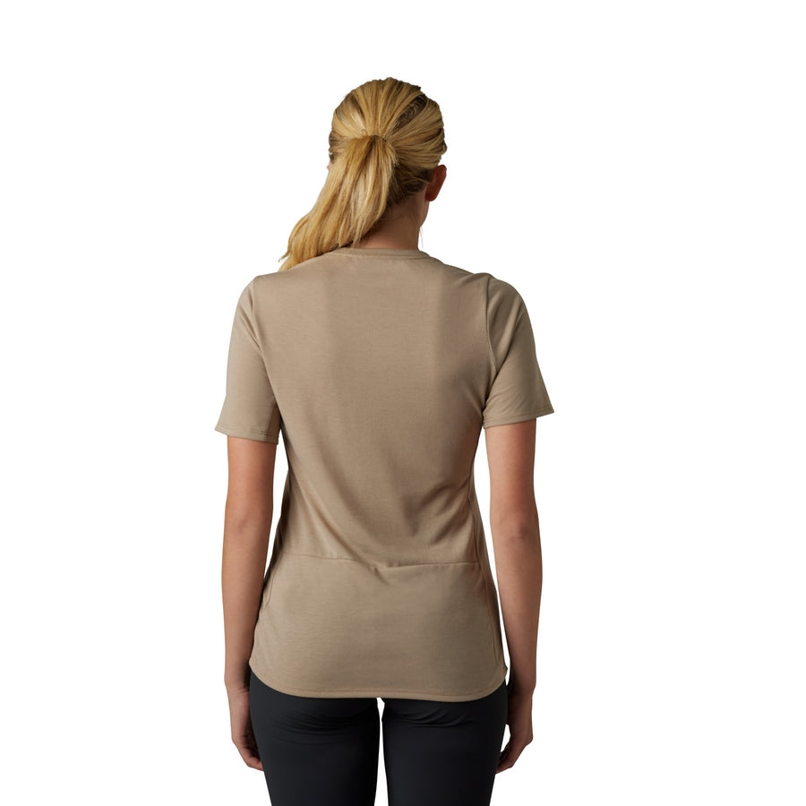Fox Racing Ranger Dri Release Short Sleeve MTB Jersey - Veni - Womens - Mocca