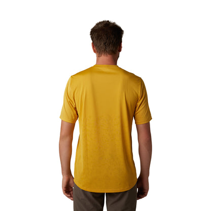 Fox Racing Ranger Tru Dri Short Sleeve MTB Jersey - Daffodil