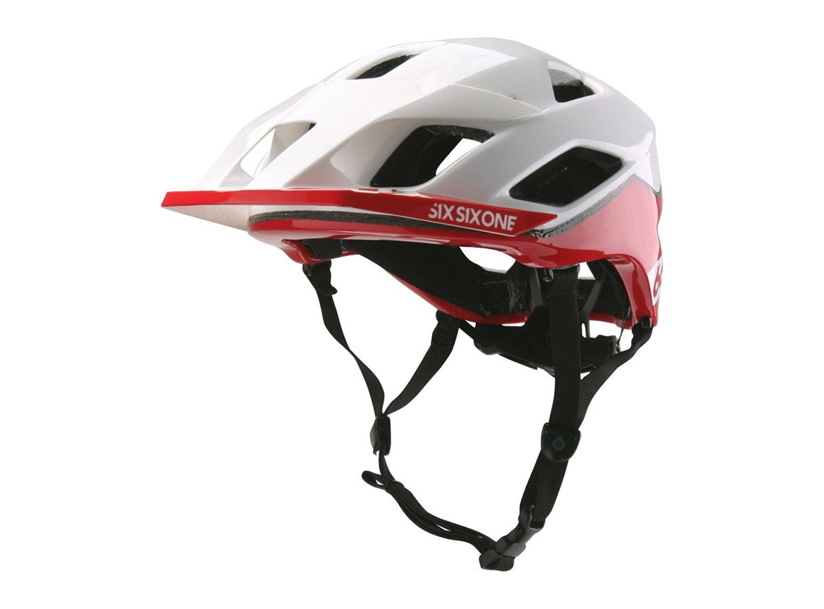 661 Evo AM Patrol MTB Helmet - White-Red White - Red Medium/Large 