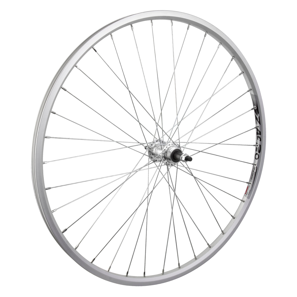 CBO Generic 26" x 1 3/8 5/6/7 Spd Alloy Wheel - Rear Silver Bolt-On 