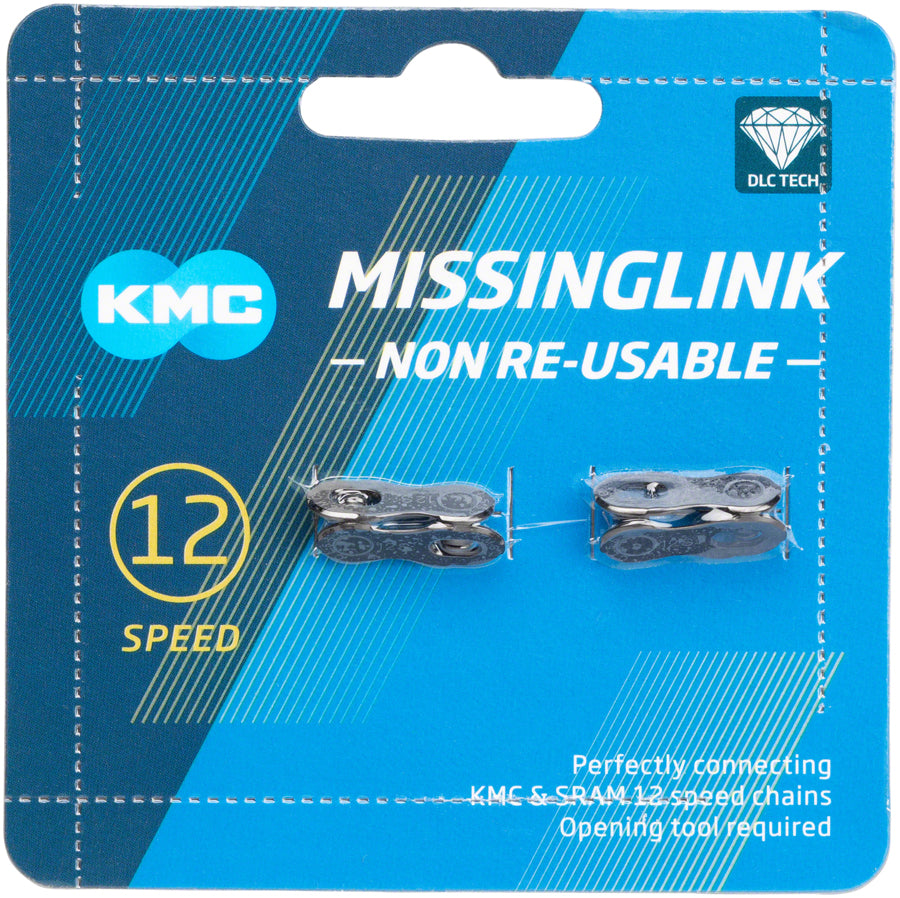 KMC MissingLink 12 DLC Black 2 Pairs 