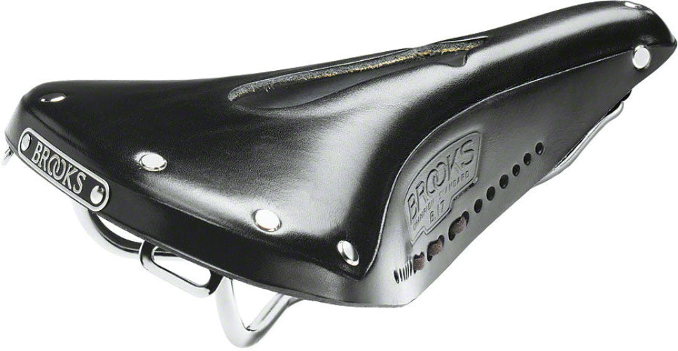 Brooks England B17 Carved Saddle - Black Black  